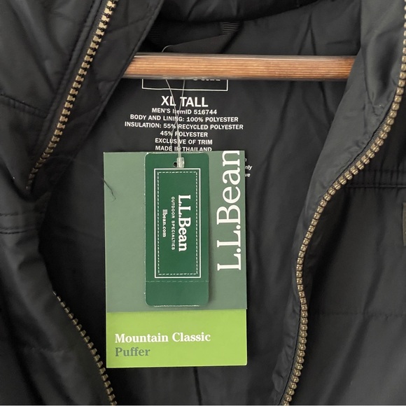 NWT L.L. Bean Hooded Puffer Jacket - Picture 7 of 8